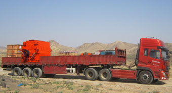 Hammer Crusher transport site